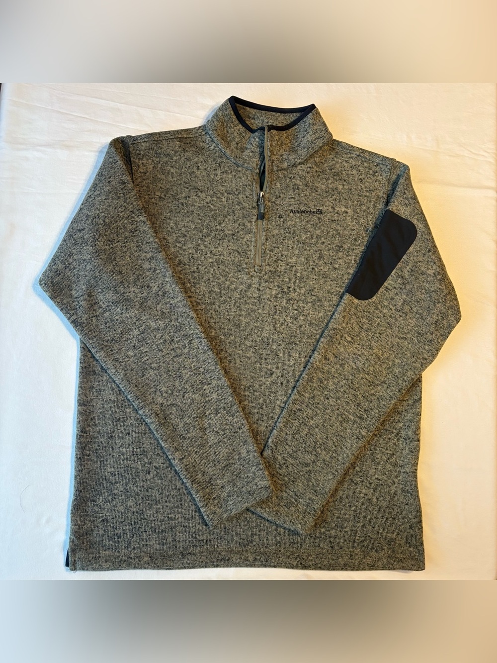 Avalanche Men's 1/4 Zip Fleece Pullover with Sleeve Pocket